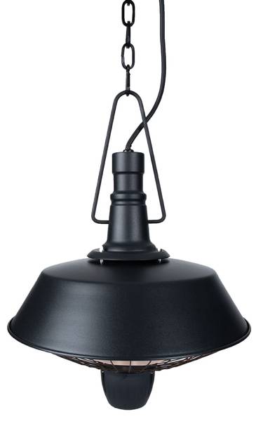 Chauffage suspendu 420296 Noir - Aluminium - Acier - 36 x 48 x 36 cm