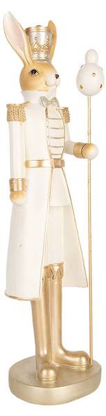 Decoratie Beeld Konijn Easter&Anner beige - kunststof - 12 x 47 x 13 cm
