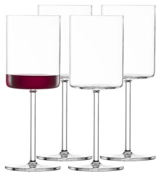 Rotweingläser Modo 4er Set Kristallglas - 9 x 23 x 9 cm