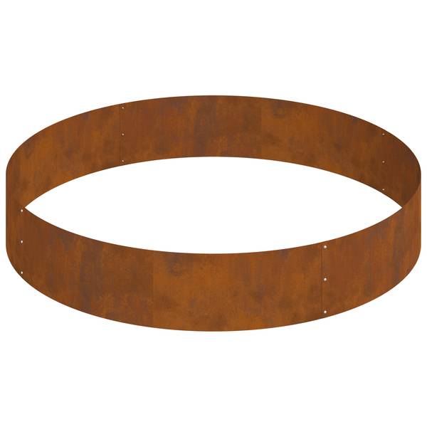 Planteur en métal 3048543 Argenté - Métal - 120 x 20 x 120 cm