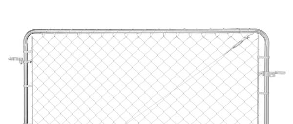 Gartentor 183x122cm verstellbar Grau - Metall - 34 x 8 x 150 cm