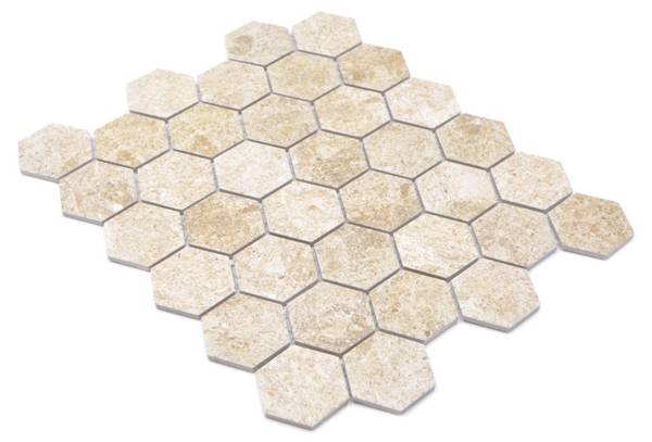 Mosaikfliesen HX CURIO GB Beige - Keramik - 33 x 33 x 33 cm