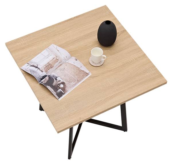 Table à manger 3125 Marron - Bois manufacturé - 80 x 76 x 80 cm
