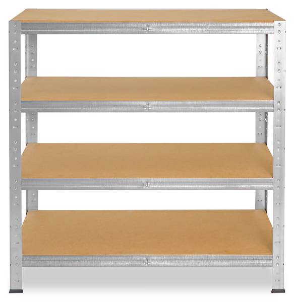 Schwerlastregal HOME Silber - 120 x 40 cm