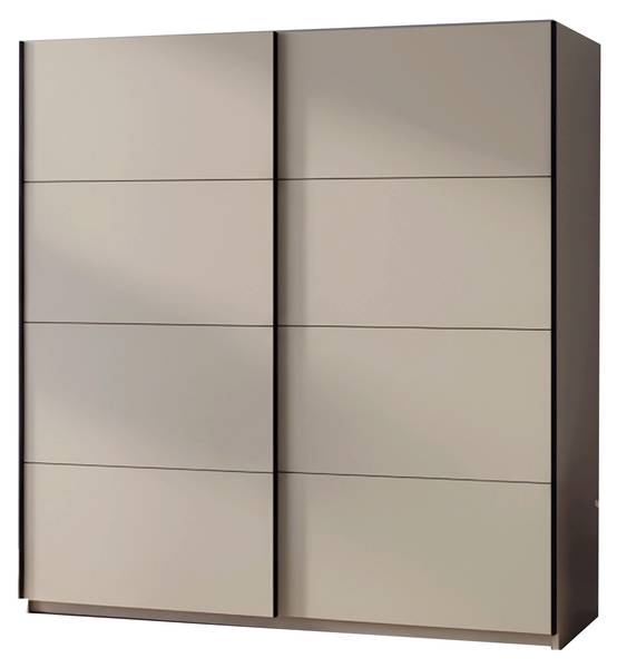 Kleiderschränk REA Beige - Holzwerkstoff - 200 x 216 x 60 cm