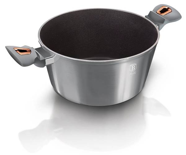 Topf 8948 BH6013 Grau - Aluminium - 28 x 13 x 28 cm