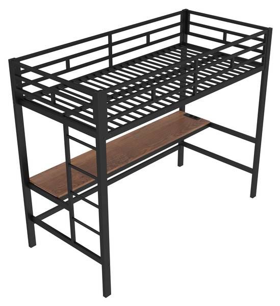 Hochbett EveMetalBuch Ⅰ Schwarz