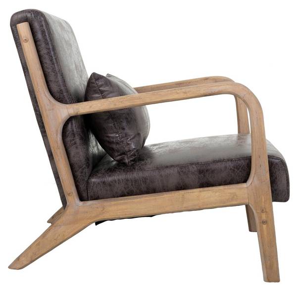 Sessel 4523323711 Braun - Massivholz - 66 x 74 x 83 cm
