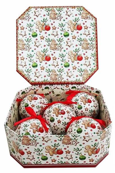 Weihnachtskugel HH-743022 5er-Set Kunststoff - 8 x 20 x 20 cm
