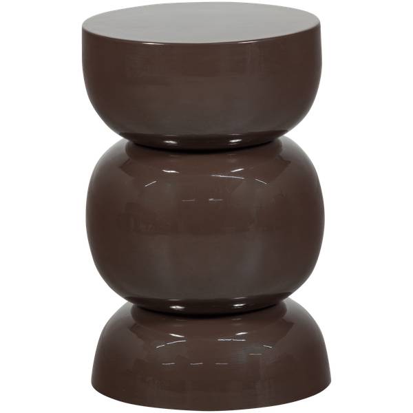 Beistelltisch Breno Braun - Eisen - 30 x 46 x 30 cm