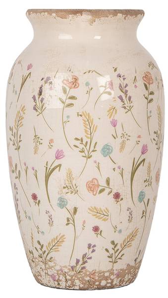 Vase Jameson Beige - Keramik - 16 x 27 x 16 cm