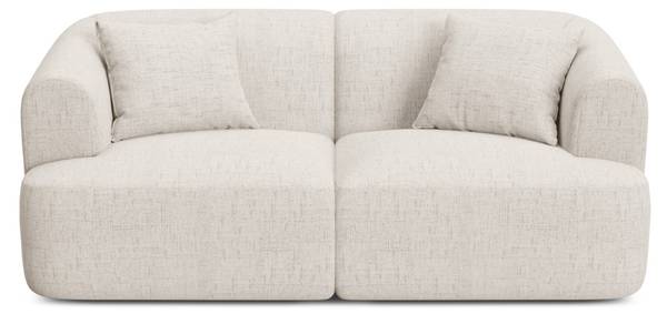 Modulares Sofa CAMPI Hochglanz Beige