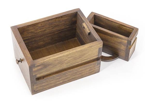 SCHREIBTISCH AUS HOLZ BRAUN L 110 cm Braun - Holz teilmassiv - 110 x 80 x 55 cm