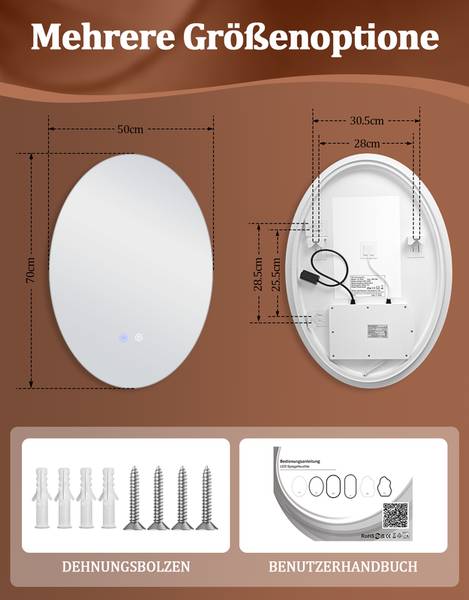 Badspiegelschrank JJei Weiß