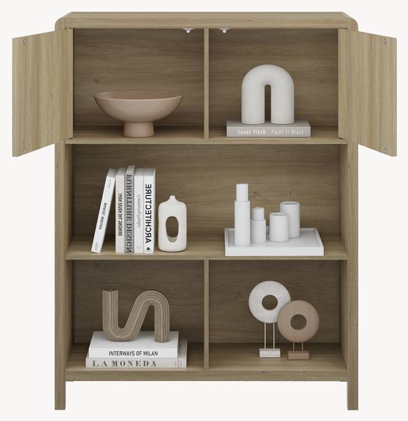 Highboard Lukkodso Eiche Rustikal Dekor