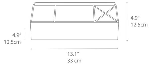Schreibtisch Organizer ELISA Beige