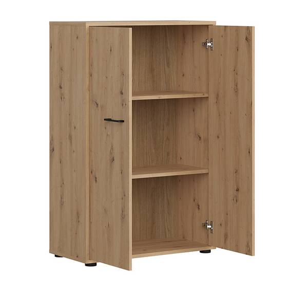 Highboard Space Office Braun - Holzwerkstoff - 80 x 122 x 37 cm