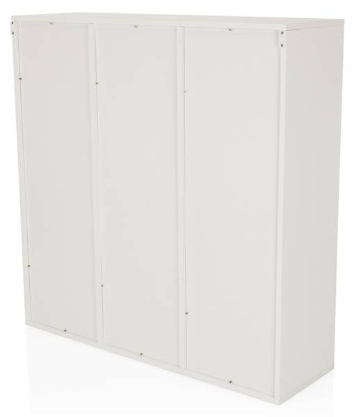 Regal BJORKE Weiß - Holzwerkstoff - 98 x 100 x 30 cm