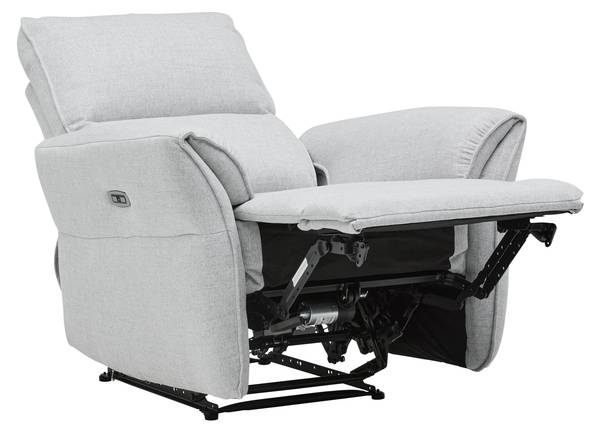 Relaxsessel JENSON Grau - Metall - Textil - Holz teilmassiv - 86 x 103 x 92 cm