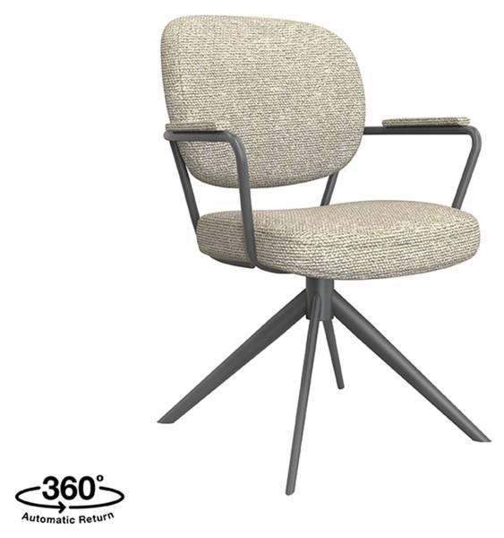 Esszimmerstuhl BASEL Textil - 61 x 89 x 64 cm