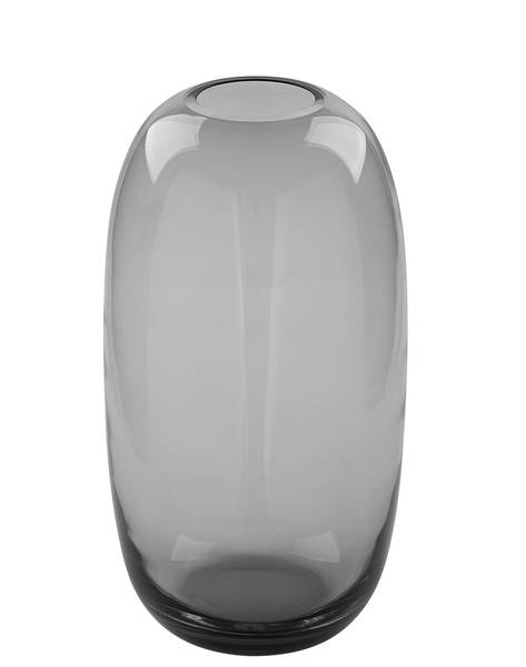 Vase BRASIL Grau - Glas - 16 x 30 x 16 cm