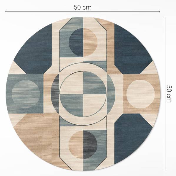 Vinyl Teppich Retro-Geometrie 282024 50 x 50 cm