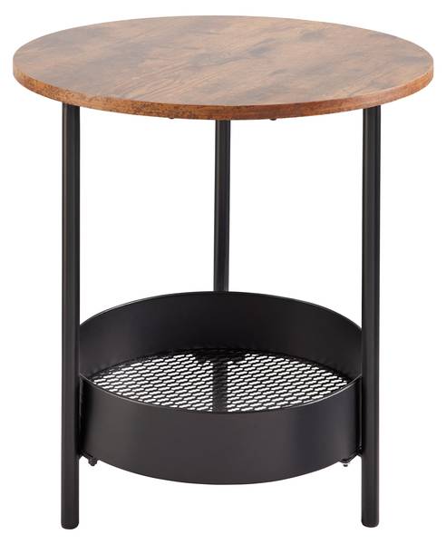 Couchtisch KETTY Braun - Metall - 51 x 50 x 51 cm