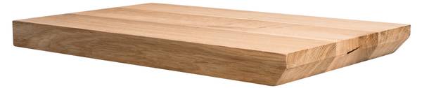 Tablett EGZOS Braun - Massivholz - 29 x 4 x 49 cm