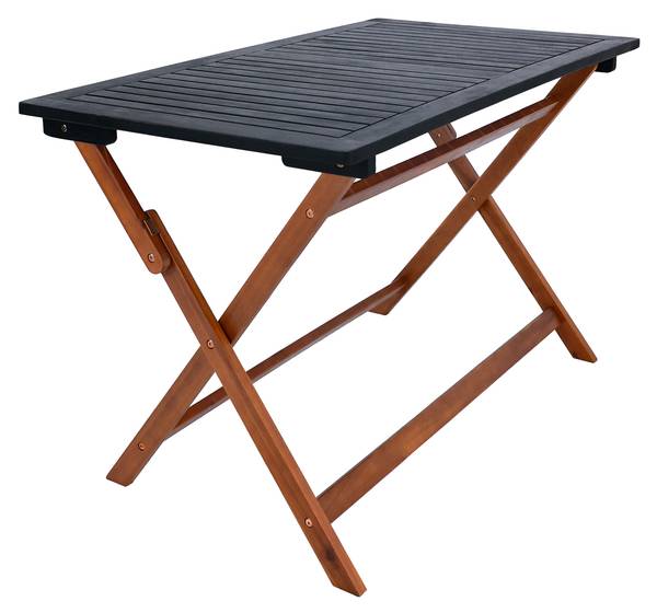 Garten-Essgruppe Altamura 5-tlg. Braun - Grau - Akazie - 118 x 74 x 70 cm