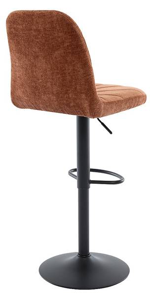 Barhocker LASANDRIA 2er-Set Braun - Textil - 47 x 117 x 54 cm