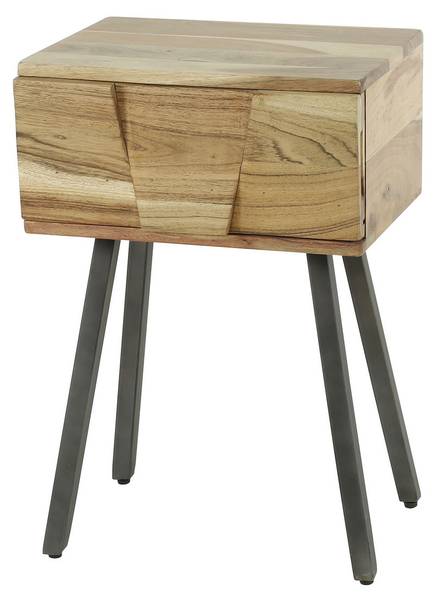 Kast Demn bruin - massief hout - 60 x 30 x 40 cm