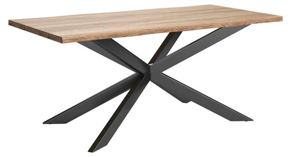 Tischplatte NOAH Braun - Holz teilmassiv - 160 x 4 x 90 cm