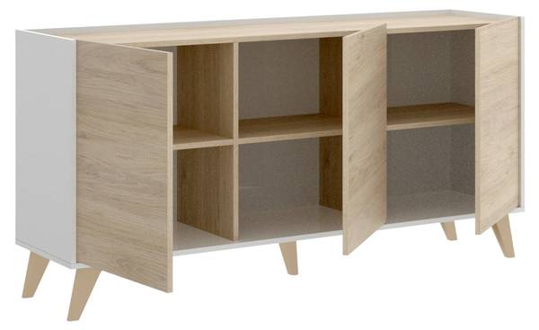 Kommode Afrodite Braun - Holzwerkstoff - 43 x 75 x 155 cm