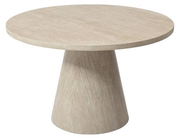 Esstisch LARIOZA Beige - Holz teilmassiv - 120 x 76 x 120 cm
