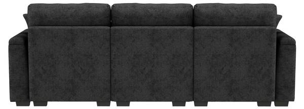 3-Sitzer Sofa ChenilKiss Grau