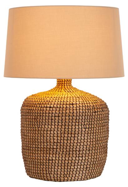 Tischlampe AMBALA Leinen - 45 x 64 x 45 cm