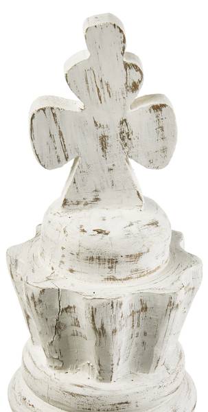 Dekofigur CHESS KING Braun - Massivholz - 12 x 62 x 12 cm