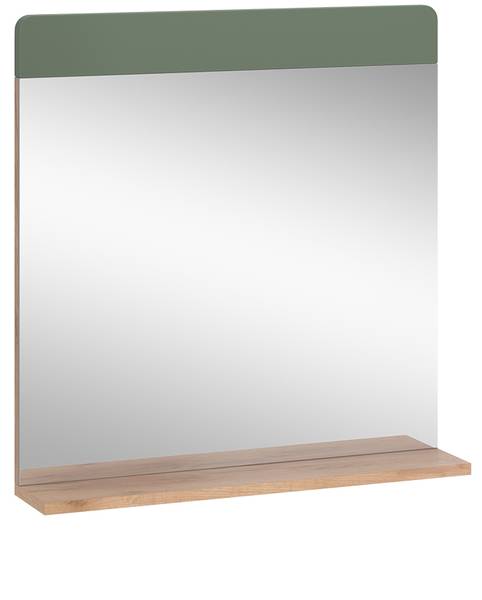 Badezimmerspiegel Izan 54416 Grün - Eiche Dekor - Breite: 60 cm