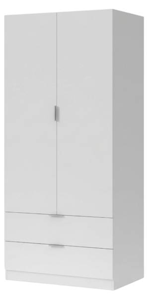 Schrank DARION Weiß - Holzwerkstoff - 82 x 180 x 52 cm