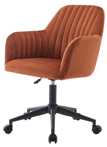 Bürostuhl ohne Armlehnen ELEANA Braun - Textil - 62 x 80 x 59 cm