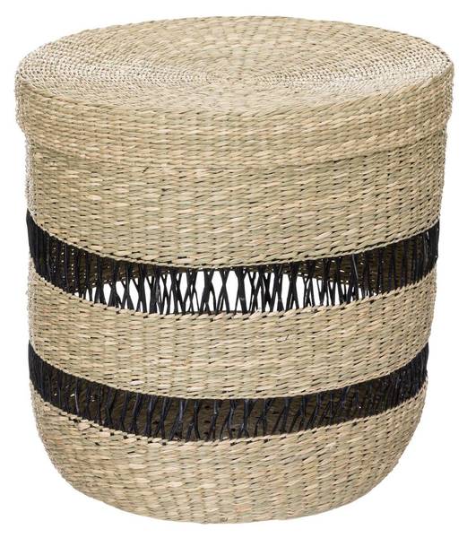 Körben PARIS 2er-Set Beige - Naturfaser - 38 x 38 x 38 cm