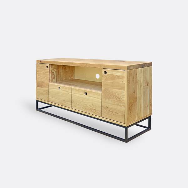 TV-Schrank fürs Wohnzimmer MERIS Braun - Eiche - 160 x 70 x 40 cm