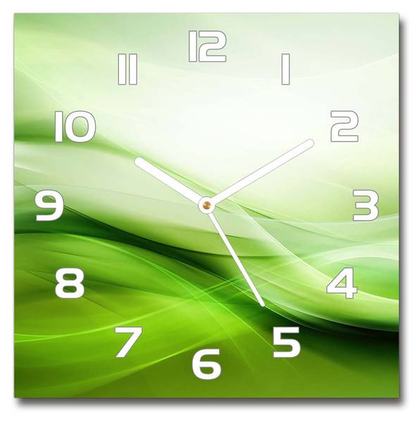 Uhr Solivantis Grün - Weiß - Breite: 30 cm