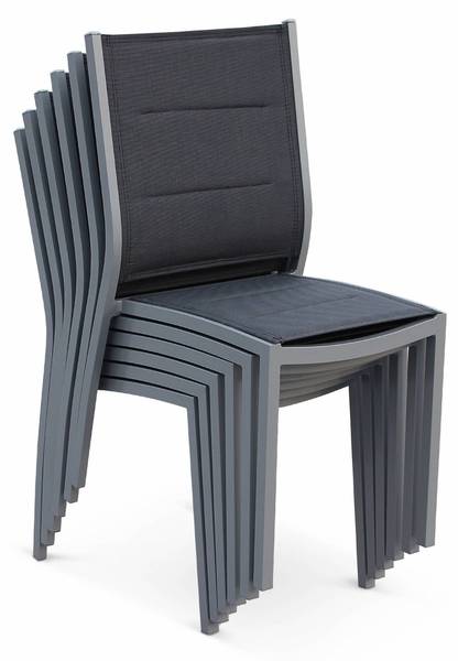 Stuhl Stühle Chicago 2er Set Grau