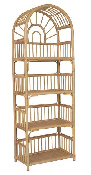 Regal IRISOU Beige - Rattan - 65 x 180 x 35 cm