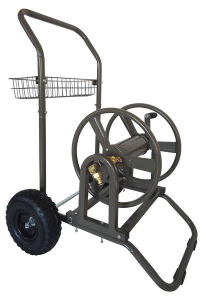 Schlauchwagen für 60 m Schwarz - Braun