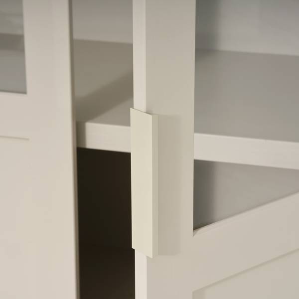Buffetschrank Gunnar Blau - Kiefer - 120 x 217 x 48 cm