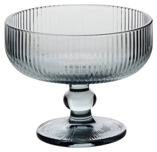 Lot de 6 coupes EMA Gris - Verre - 11 x 9 x 11 cm