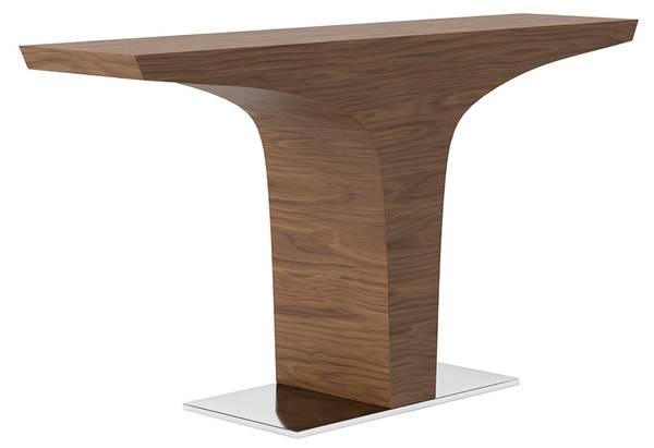 Konsole 3030 Braun - Walnuss - Stahl - 150 x 80 x 35 cm