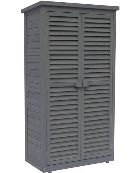 Gartenschrank - Gartentruhe space Braun - Massivholz - 38 x 148 x 87 cm